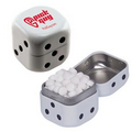 Dice Mint Tin w/ Sugar Free Peppermints